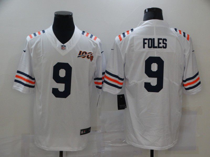 Men Chicago Bears #9 Foles White Nike Vapor Untouchable Limited 2020 NFL Nike Jerseys->women nfl jersey->Women Jersey